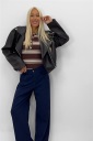 pantalone con elastico in vita couleur